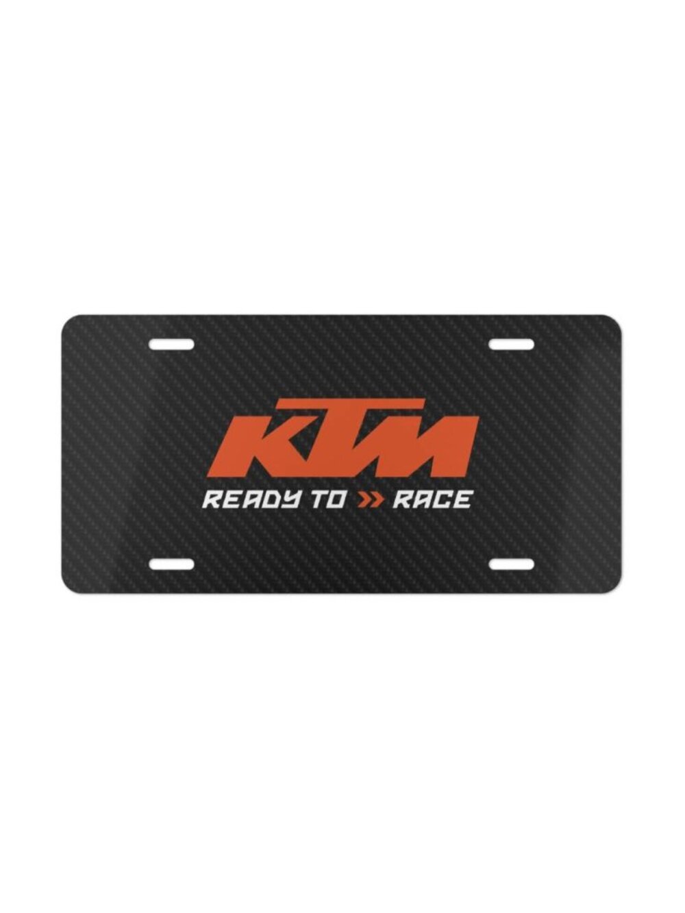 Novelty Ready To Race KTM Vanity License Plate Motorcycle Racing Inspire